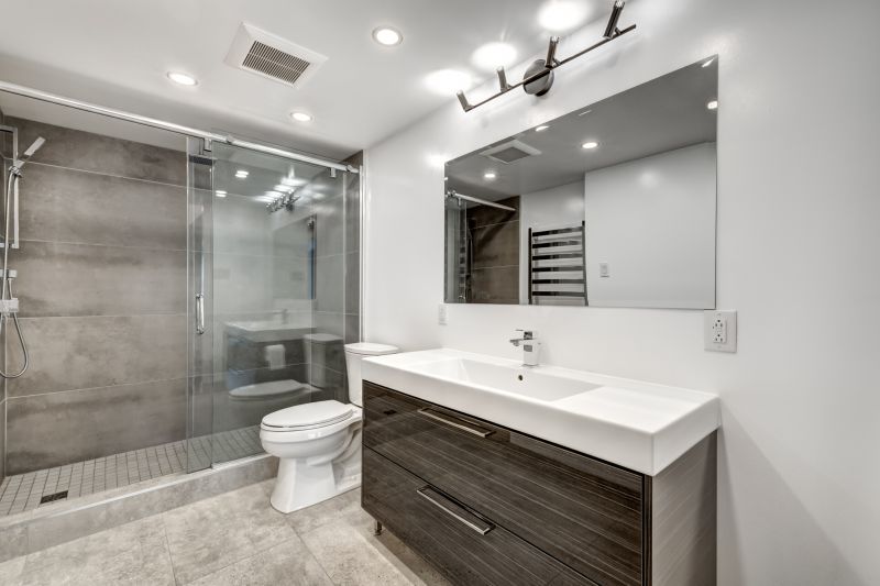 Contemporary Bathroom with Water-Efficient Fixtures
